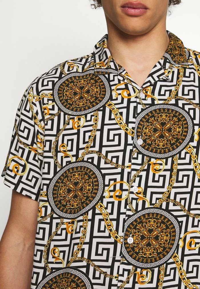 Brave Soul CALEB - Shirt - Black, Yellow - Image 5