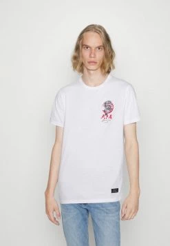 Brave Soul Print T-shirt - White