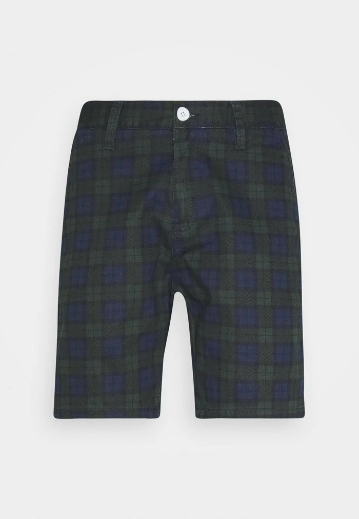 Brave Soul SMITHCHECK - Shorts - Khaki/navy - Image 5