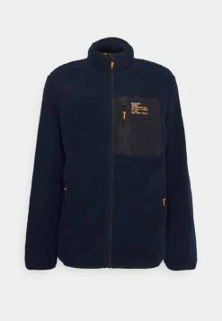 Brave Soul Fleece Jacket - Navy