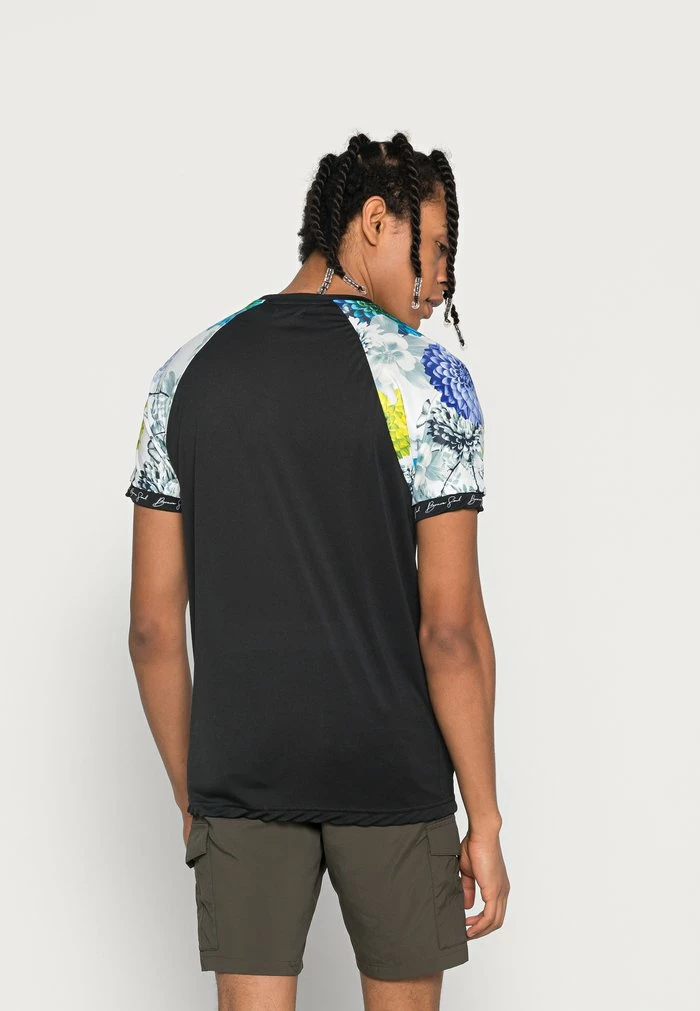 Brave Soul Print T-shirt - Jet Black - Image 3