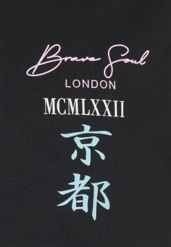 Brave Soul GION - Print T-shirt - Jet Black 7 Brave Soul GION - Print T-shirt - Jet Black -Brave Soul SHOP 0cc11d9f94084612a6cedb5d2d2a173c