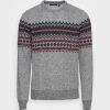 Brave Soul SEYMOUR - Jumper - Silver Grey Marl