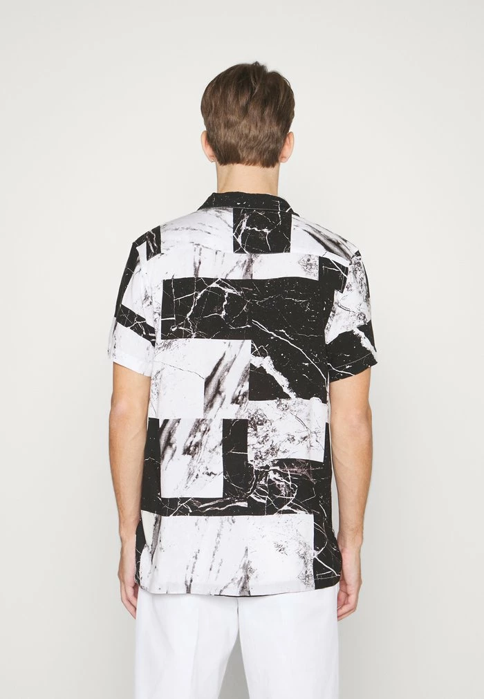 Brave Soul METAM - Shirt - Black/white - Image 5