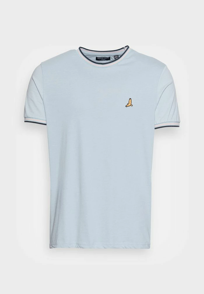 Brave Soul FEDERERE - Basic T-shirt - Blue - Image 4