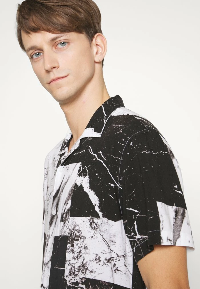 Brave Soul METAM - Shirt - Black/white - Image 7