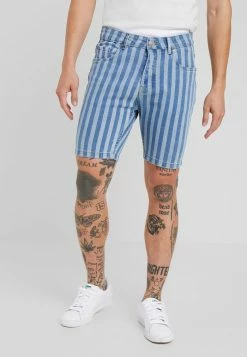 Brave Soul SETH - Denim Shorts - Blue/navy