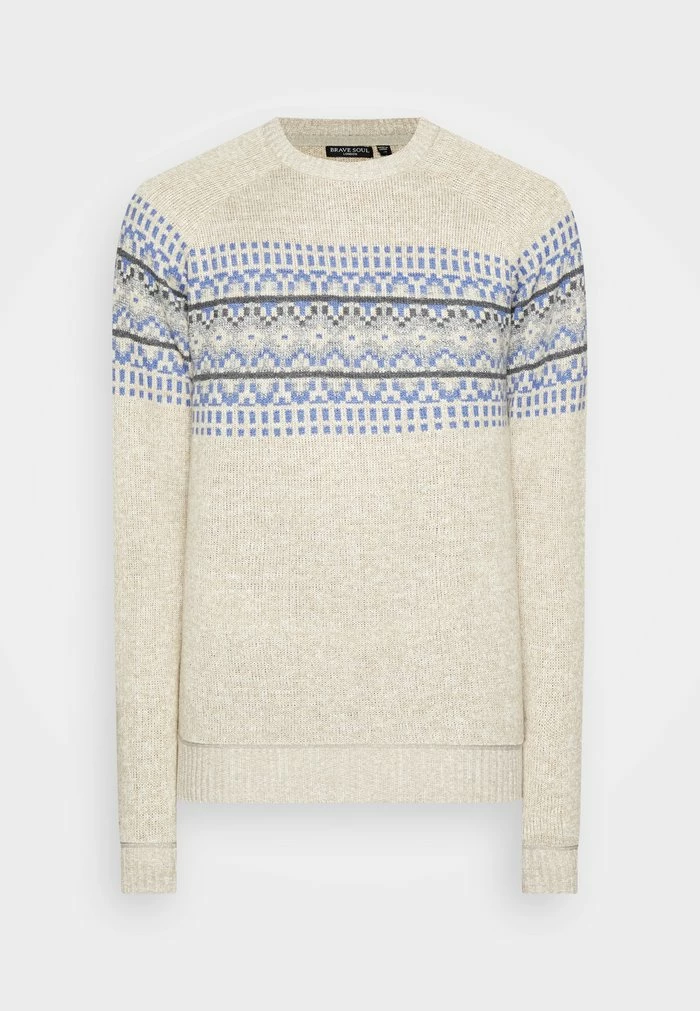 Brave Soul ERICKSON - Jumper - Oatmeal 7 Brave Soul ERICKSON - Jumper - Oatmeal - Image 5