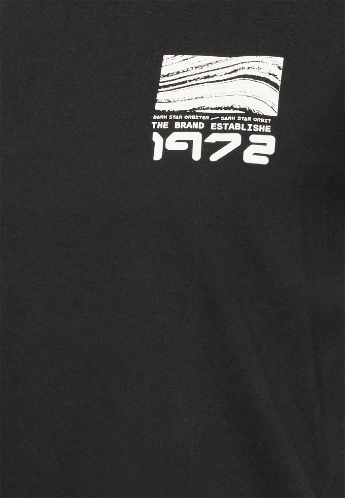 Brave Soul Print T-shirt - Black Cool Wash - Image 3