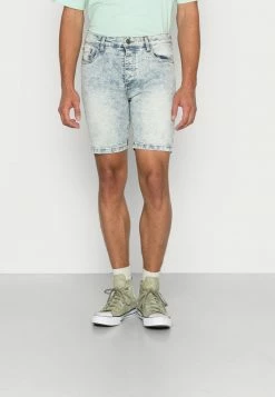 Brave Soul Denim Shorts - Blue Acid Wash