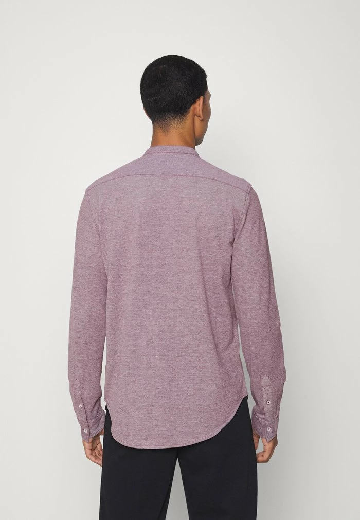 Brave Soul Shirt - Burgundy/grey - Image 3