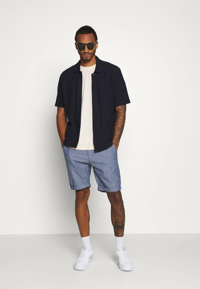 Brave Soul CANTLEY - Shorts - Navy - Image 2