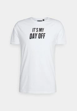 Brave Soul Print T-shirt - White