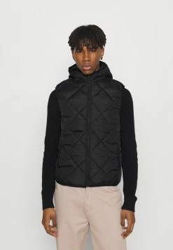 Brave Soul BIRCH - Waistcoat - Black