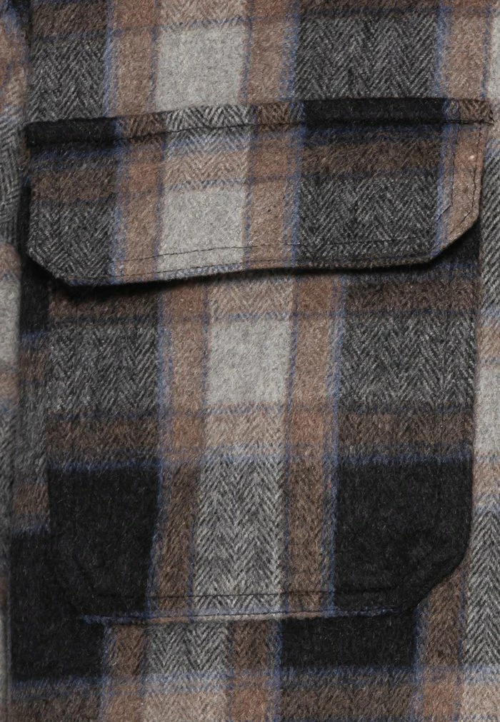 Brave Soul PELTON - Summer Jacket - Black/brown - Image 3