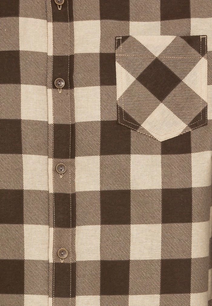 Brave Soul JACK - Shirt - Chocolate/beige - Image 3