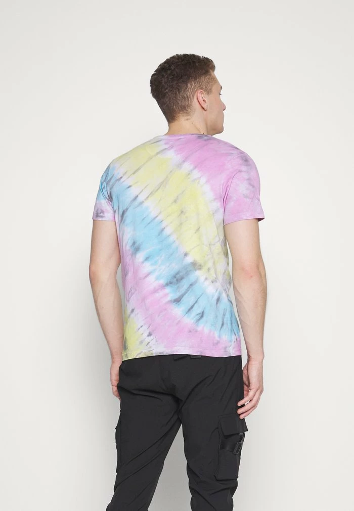 Brave Soul HERBET - Sports T-shirt - Yellow/ Green/ Turq/ Pink - Image 5