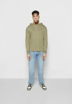 Brave Soul Long Sleeved Top - Ecru Marl/ Glacier Blue/ Washed Sage