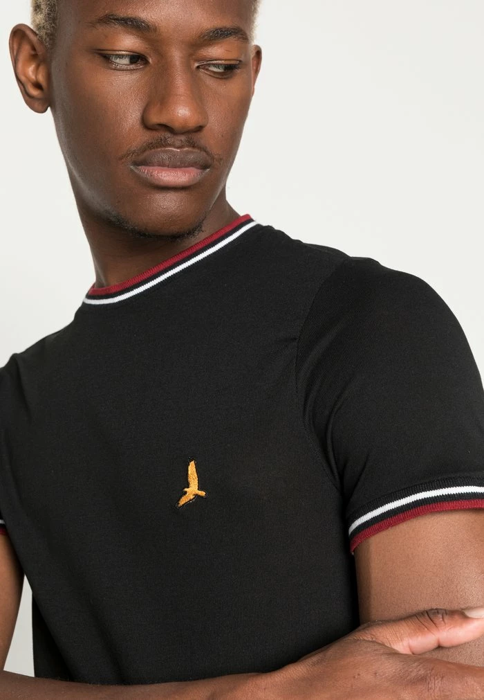 Brave Soul FEDERERE - Basic T-shirt - Black - Image 5