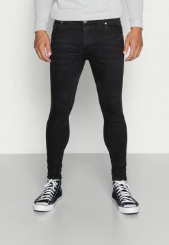 Brave Soul RONNIE - Jeans Skinny Fit - Charcoal