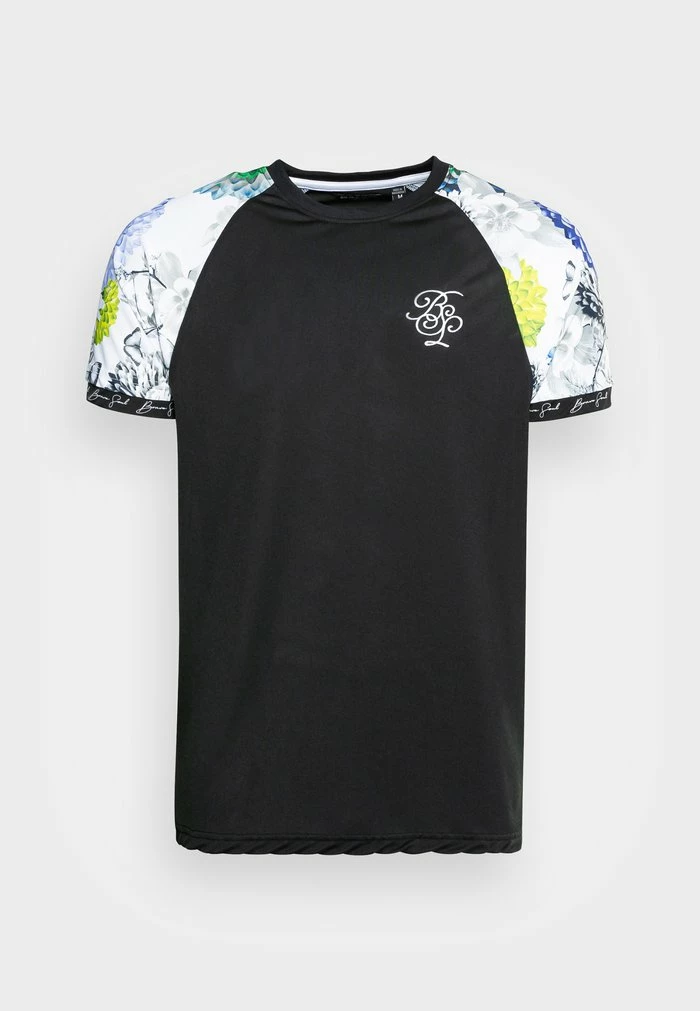 Brave Soul Print T-shirt - Jet Black - Image 4