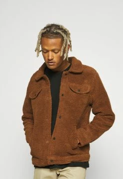 Brave Soul TED - Fleece Jacket - Tan Borg