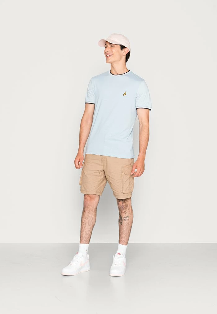 Brave Soul FEDERERE - Basic T-shirt - Blue - Image 2