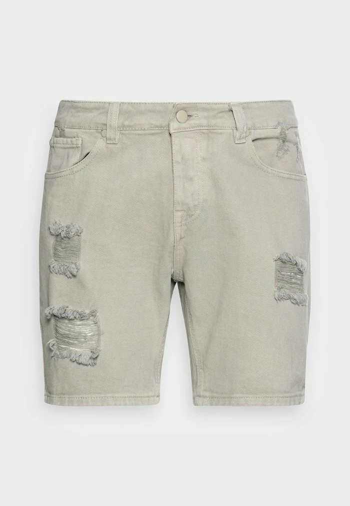 Brave Soul Denim Shorts - Grey - Image 4