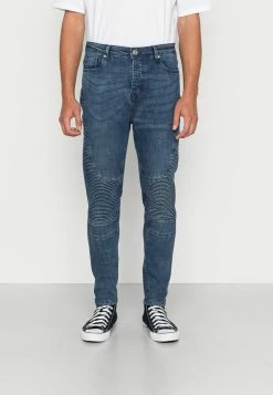 Brave Soul CHIEF - Slim Fit Jeans - Mid Blue Wash
