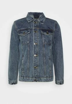 Brave Soul Denim Jacket - Light Blue Denim