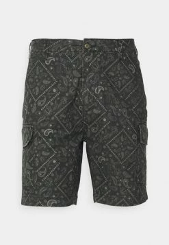Brave Soul BANDANA - Shorts - Charcoal