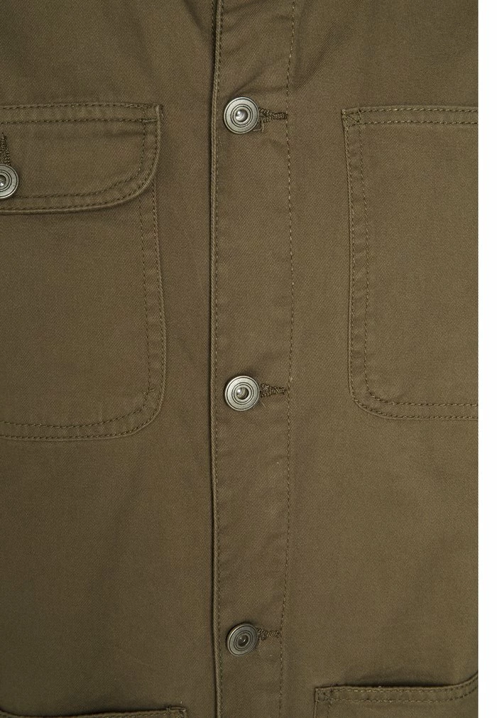 Brave Soul Denim Jacket - Khaki - Image 3