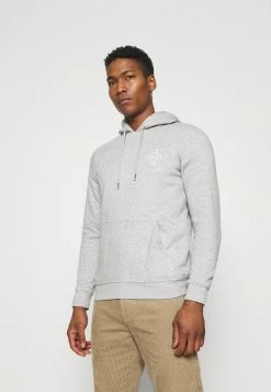 Brave Soul MERLIN - Sweatshirt - Grey Marl/optic White