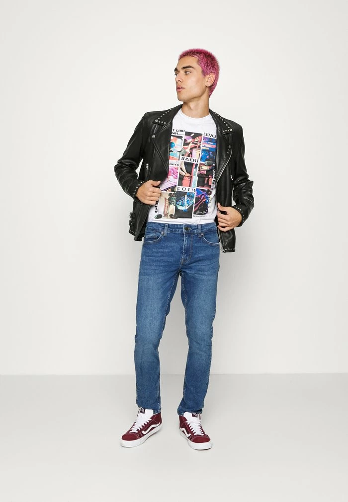 Brave Soul Print T-shirt - Optic White/multicolour - Image 2