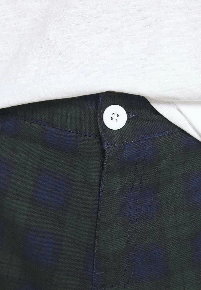 Brave Soul SMITHCHECK - Shorts - Khaki/navy - Image 4