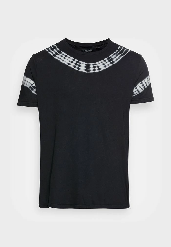 Brave Soul TRIDENT - Print T-shirt - Jet Black - Image 4