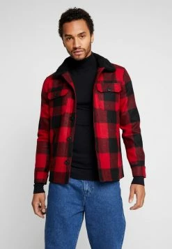 Brave Soul AUGUSTUS - Summer Jacket - Red/black