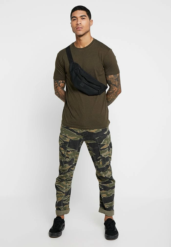 Brave Soul HARRISB 5 PACK - Basic T-shirt - White/khaki/lt Grey Marl/stone/baby Blue - Image 2