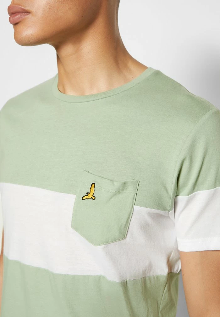 Brave Soul PIOUSC - Print T-shirt - Mint/optic White - Image 7