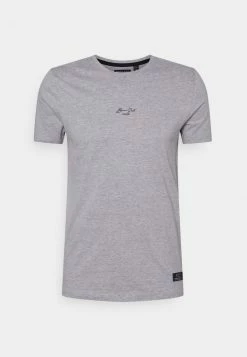 Brave Soul Print T-shirt - Grey