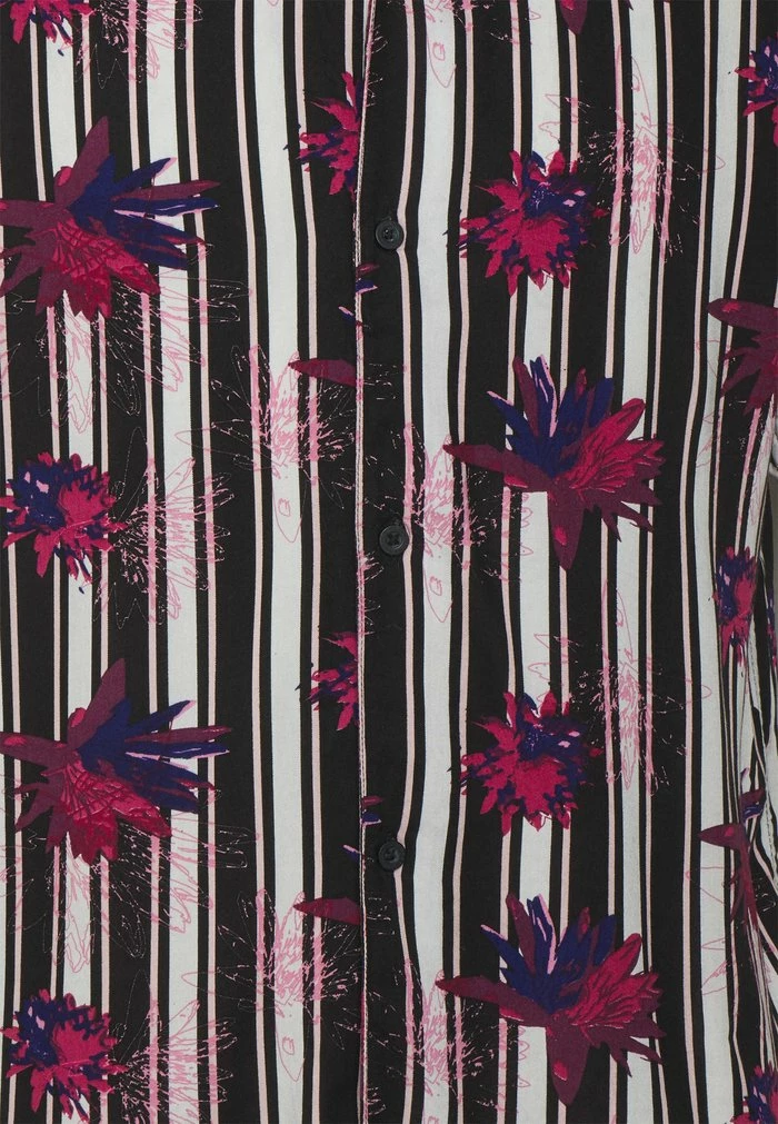 Brave Soul JAVIER - Shirt - Pale Pink/jet Black/optic White/multi Colour - Image 3