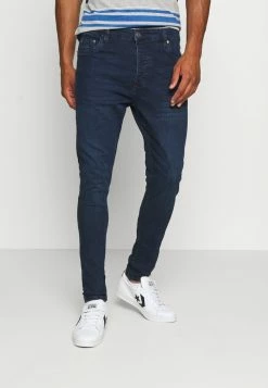 Brave Soul MADISONCHARC - Jeans Tapered Fit - Dark Blue Wash