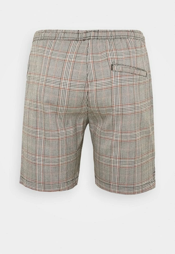 Brave Soul COLTON - Shorts - Black/white/light Brown - Image 2