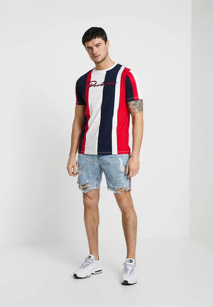 Brave Soul PABLO TAPE - Denim Shorts - Blue Denim - Image 2