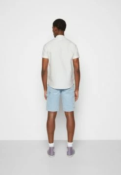 Brave Soul TRIBUNEB - Shirt - Optic White/light Blue -Brave Soul SHOP 56d2995aa1de4e5381d8f4e84943c411