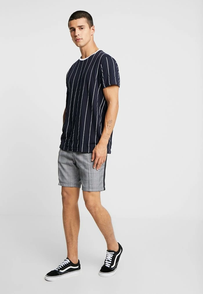 Brave Soul THOMASCHECK - Shorts - Black/white - Image 2