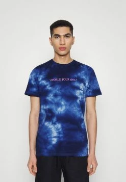 Brave Soul DIXON - Print T-shirt - Blue