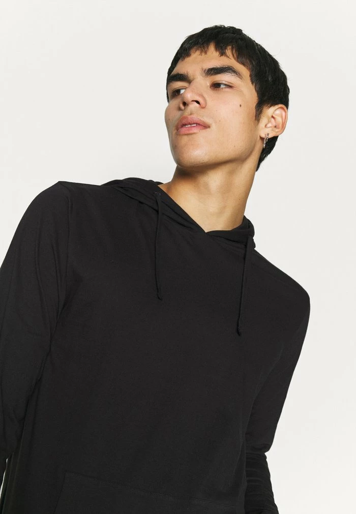 Brave Soul MINER - Long Sleeved Top - Jet Black - Image 5