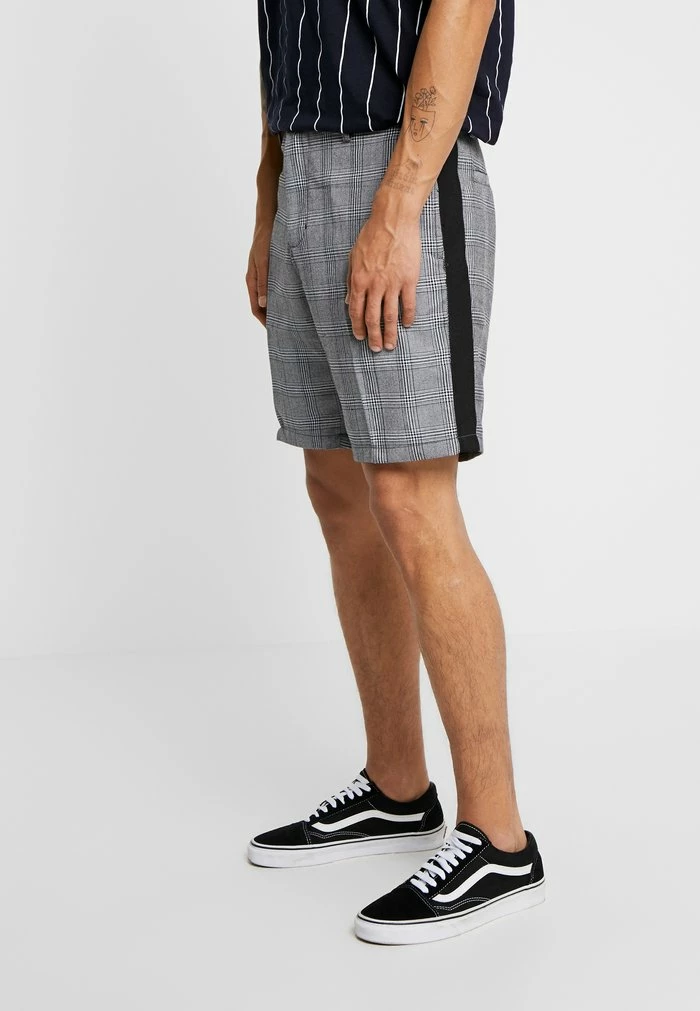 Brave Soul THOMASCHECK - Shorts - Black/white