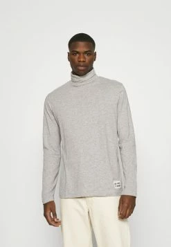 Brave Soul MAGNE - Long Sleeved Top - Light Grey